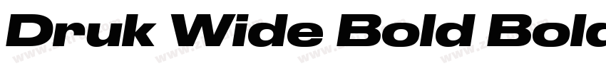 Druk Wide Bold Bold字体转换 Druk Wide Bold Bold字体转换